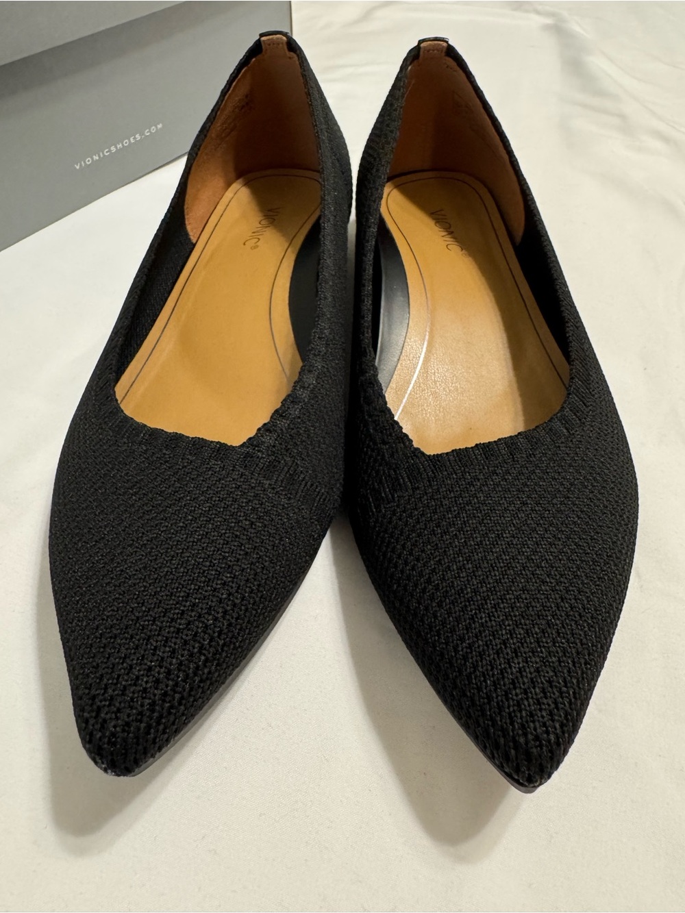 Vionic Dahlia Knit Black Slip-On Loafers - Picture 6 of 8